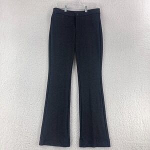 NYDJ Petites Gray Ponte Knit Bootcut Pants Womens Mid-Rise‎ Stretch Size 4P
